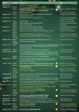 PROGRAM PRAZNIČNA OBČINA  ŠKOFLJICA